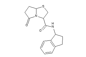 N-indan-1-yl-5-keto-3,6,7,7a-tetrahydro-2H-pyrrolo[2,1-b]thiazole-3-carboxamide