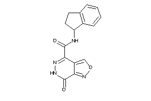 N-indan-1-yl-7-keto-6H-isoxazolo[3,4-d]pyridazine-4-carboxamide