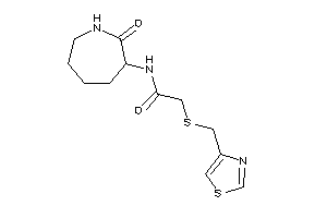 N-(2-ketoazepan-3-yl)-2-(thiazol-4-ylmethylthio)acetamide