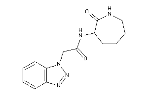 2-(benzotriazol-1-yl)-N-(2-ketoazepan-3-yl)acetamide