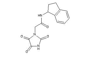 N-indan-1-yl-2-(2,4,5-triketoimidazolidin-1-yl)acetamide