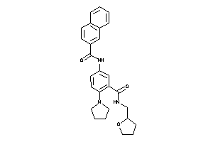 N-[4-pyrrolidino-3-(tetrahydrofurfurylcarbamoyl)phenyl]-2-naphthamide