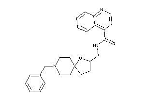 N-[(8-benzyl-4-oxa-8-azaspiro[4.5]decan-3-yl)methyl]cinchoninamide