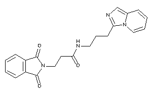 N-(3-imidazo[1,5-a]pyridin-3-ylpropyl)-3-phthalimido-propionamide