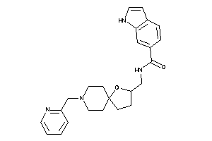 Image of N-[[8-(2-pyridylmethyl)-4-oxa-8-azaspiro[4.5]decan-3-yl]methyl]-1H-indole-6-carboxamide