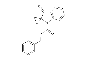 1'-hydrocinnamoylspiro[cyclopropane-1,2'-indoline]-3'-one