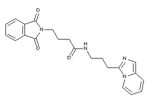 N-(3-imidazo[1,5-a]pyridin-3-ylpropyl)-4-phthalimido-butyramide