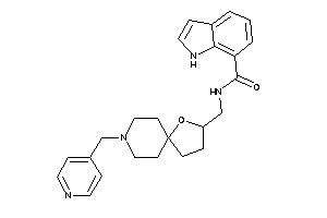 N-[[8-(4-pyridylmethyl)-4-oxa-8-azaspiro[4.5]decan-3-yl]methyl]-1H-indole-7-carboxamide