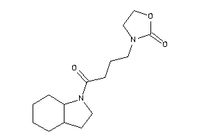 3-[4-(2,3,3a,4,5,6,7,7a-octahydroindol-1-yl)-4-keto-butyl]oxazolidin-2-one