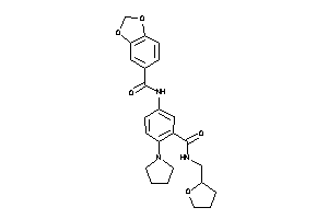 N-[4-pyrrolidino-3-(tetrahydrofurfurylcarbamoyl)phenyl]-piperonylamide