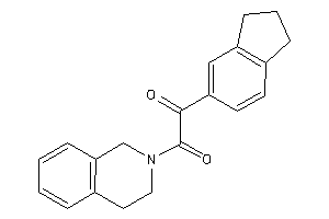 1-(3,4-dihydro-1H-isoquinolin-2-yl)-2-indan-5-yl-ethane-1,2-dione