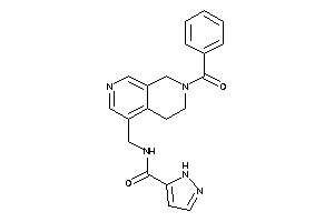 N-[(7-benzoyl-6,8-dihydro-5H-2,7-naphthyridin-4-yl)methyl]-1H-pyrazole-5-carboxamide