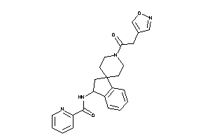 N-[1'-(2-isoxazol-4-ylacetyl)spiro[indane-3,4'-piperidine]-1-yl]picolinamide