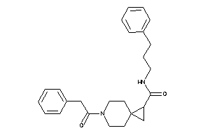 6-(2-phenylacetyl)-N-(3-phenylpropyl)-6-azaspiro[2.5]octane-1-carboxamide