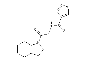 N-[2-(2,3,3a,4,5,6,7,7a-octahydroindol-1-yl)-2-keto-ethyl]thiophene-3-carboxamide