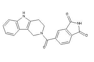 5-(1,3,4,5-tetrahydropyrido[4,3-b]indole-2-carbonyl)isoindoline-1,3-quinone