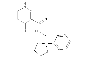 4-keto-N-[(1-phenylcyclopentyl)methyl]-1H-pyridine-3-carboxamide