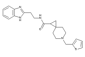 N-[2-(1H-benzimidazol-2-yl)ethyl]-6-(2-thenyl)-6-azaspiro[2.5]octane-2-carboxamide