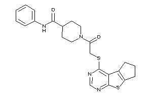 N-phenyl-1-[2-(BLAHylthio)acetyl]isonipecotamide