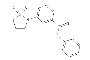 3-(1,1-diketo-1,2-thiazolidin-2-yl)benzoic Acid Phenyl Ester