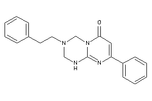3-phenethyl-8-phenyl-2,4-dihydro-1H-pyrimido[1,2-a][1,3,5]triazin-6-one