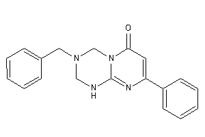 3-benzyl-8-phenyl-2,4-dihydro-1H-pyrimido[1,2-a][1,3,5]triazin-6-one