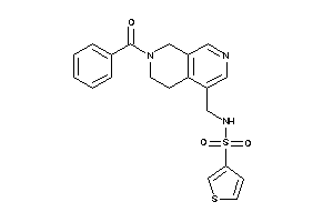 N-[(7-benzoyl-6,8-dihydro-5H-2,7-naphthyridin-4-yl)methyl]thiophene-3-sulfonamide