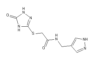 2-[(5-keto-1,4-dihydro-1,2,4-triazol-3-yl)thio]-N-(1H-pyrazol-4-ylmethyl)acetamide