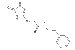 2-[(5-keto-1,4-dihydro-1,2,4-triazol-3-yl)thio]-N-phenethyl-acetamide