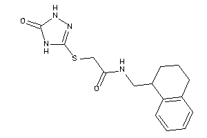 2-[(5-keto-1,4-dihydro-1,2,4-triazol-3-yl)thio]-N-(tetralin-1-ylmethyl)acetamide