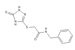 N-benzyl-2-[(5-keto-1,4-dihydro-1,2,4-triazol-3-yl)thio]acetamide