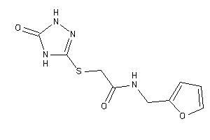 N-(2-furfuryl)-2-[(5-keto-1,4-dihydro-1,2,4-triazol-3-yl)thio]acetamide