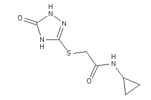 N-cyclopropyl-2-[(5-keto-1,4-dihydro-1,2,4-triazol-3-yl)thio]acetamide