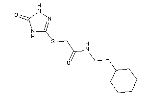 N-(2-cyclohexylethyl)-2-[(5-keto-1,4-dihydro-1,2,4-triazol-3-yl)thio]acetamide