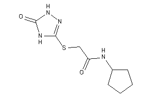 N-cyclopentyl-2-[(5-keto-1,4-dihydro-1,2,4-triazol-3-yl)thio]acetamide