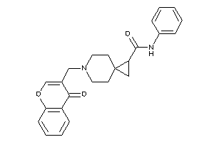 6-[(4-ketochromen-3-yl)methyl]-N-phenyl-6-azaspiro[2.5]octane-2-carboxamide