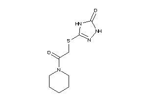 3-[(2-keto-2-piperidino-ethyl)thio]-1,4-dihydro-1,2,4-triazol-5-one