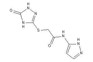 2-[(5-keto-1,4-dihydro-1,2,4-triazol-3-yl)thio]-N-(1H-pyrazol-5-yl)acetamide