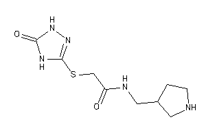 2-[(5-keto-1,4-dihydro-1,2,4-triazol-3-yl)thio]-N-(pyrrolidin-3-ylmethyl)acetamide