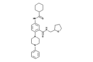 5-(cyclohexanecarbonylamino)-2-(4-phenylpiperazino)-N-(tetrahydrofurfuryl)benzamide