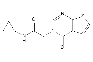 N-cyclopropyl-2-(4-ketothieno[2,3-d]pyrimidin-3-yl)acetamide