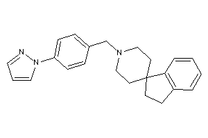 1'-(4-pyrazol-1-ylbenzyl)spiro[indane-1,4'-piperidine]