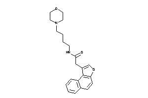 2-benzo[e]benzofuran-1-yl-N-(4-morpholinobutyl)acetamide