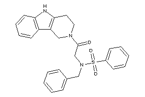 N-benzyl-N-[2-keto-2-(1,3,4,5-tetrahydropyrido[4,3-b]indol-2-yl)ethyl]benzenesulfonamide