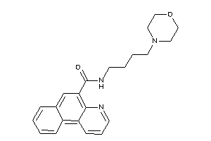 N-(4-morpholinobutyl)benzo[f]quinoline-5-carboxamide