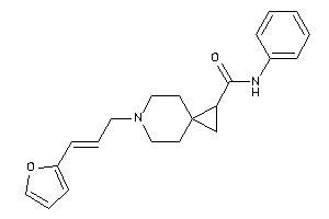 6-[3-(2-furyl)allyl]-N-phenyl-6-azaspiro[2.5]octane-2-carboxamide