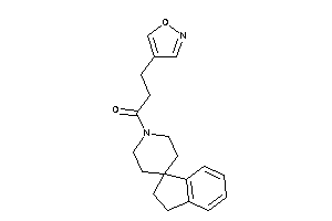 3-isoxazol-4-yl-1-spiro[indane-1,4'-piperidine]-1'-yl-propan-1-one