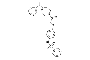 N-[4-[2-keto-2-(1,3,4,5-tetrahydropyrido[4,3-b]indol-2-yl)ethoxy]phenyl]benzenesulfonamide