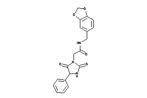 2-(2,5-diketo-4-phenyl-imidazolidin-1-yl)-N-piperonyl-acetamide