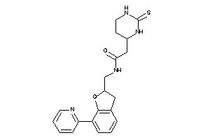 N-[[7-(2-pyridyl)coumaran-2-yl]methyl]-2-(2-thioxohexahydropyrimidin-4-yl)acetamide